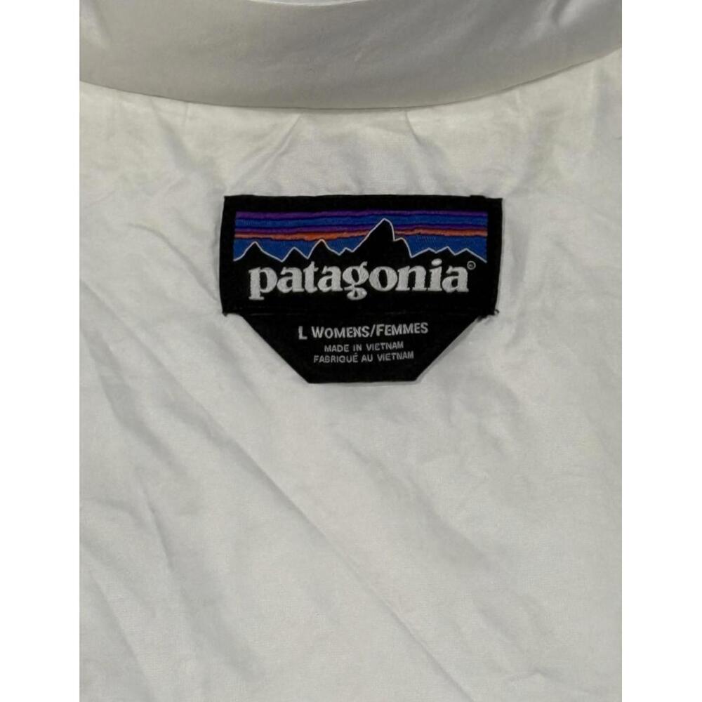 Women's Large Patagonia Nano Puff White Insulated Light Weight Full Zip Jacket! - Picture 4 of 4